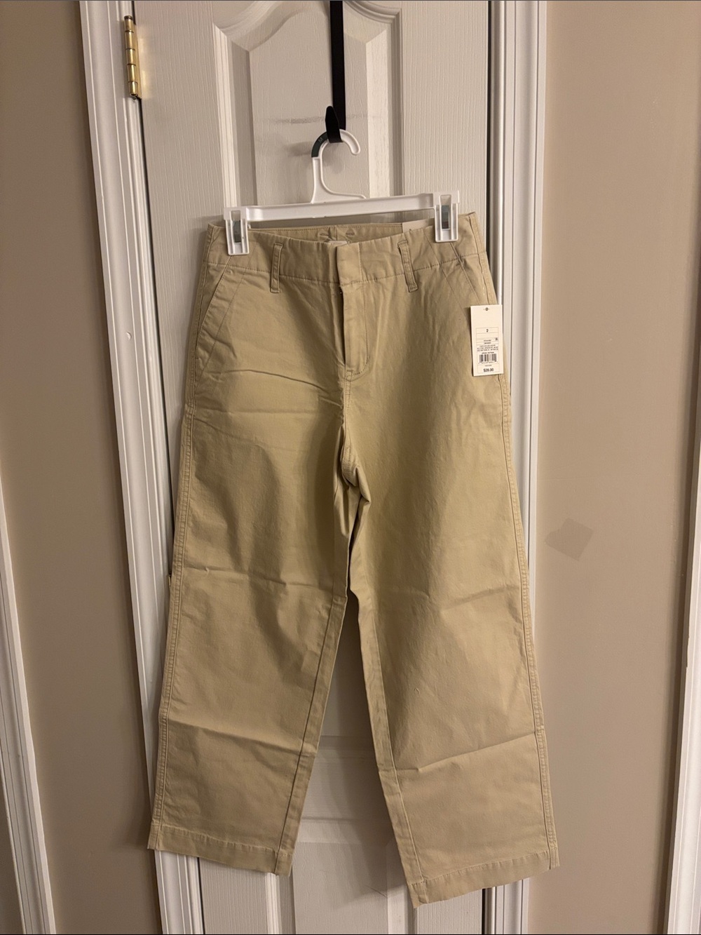 A New Day high rise, Straight-Leg Khaki Pants size 2R